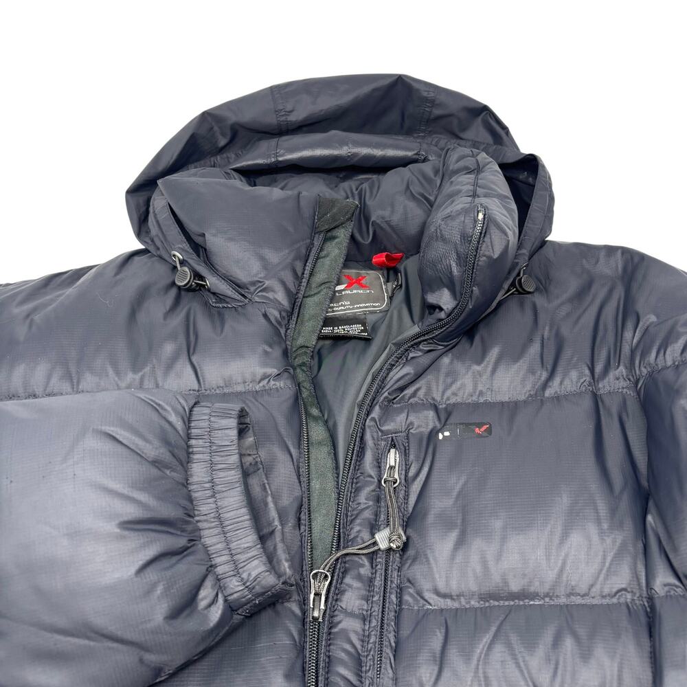 RLX Ralph Lauren Mens XL Black Full Zip Puffer Down Jacket